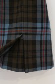 画像2: ヴィヴィアンウエストウッド 中古 / TARTAN CHECK ボックスプリーツミニスカート（タータンチェック） 01 ブルー  O-26-03-22-069-sk-YM-OS (2)