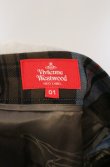 画像4: ヴィヴィアンウエストウッド 中古 / TARTAN CHECK ボックスプリーツミニスカート（タータンチェック） 01 ブルー  O-26-03-22-069-sk-YM-OS (4)