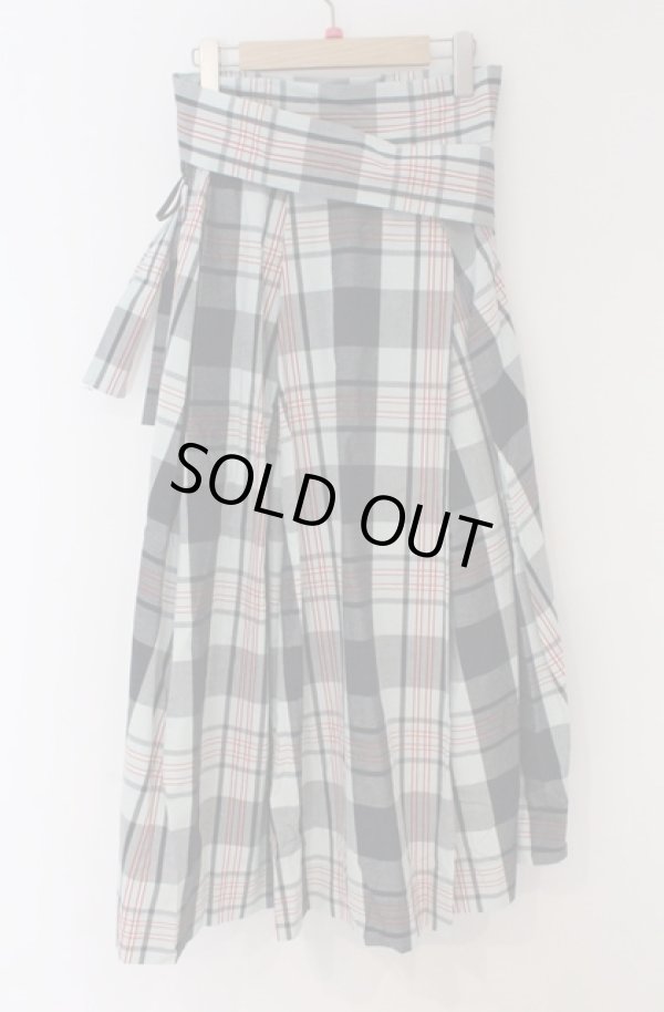 画像2: ヴィヴィアンウエストウッド 中古 / SUMMER CHECK スカート（サマーチェック） 02 ミント  O-26-03-22-071-sk-YM-OS (2)