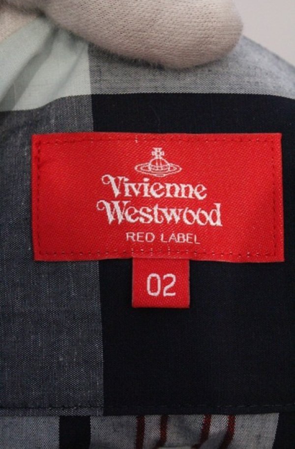 画像4: ヴィヴィアンウエストウッド 中古 / SUMMER CHECK スカート（サマーチェック） 02 ミント  O-26-03-22-071-sk-YM-OS (4)