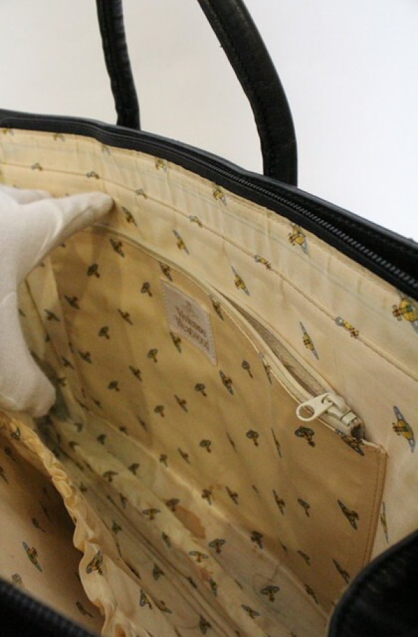 画像10: ヴィヴィアンウエストウッド 中古 / プレーンバッグ  クロ  O-26-03-22-078-ba-IG-OS (10)