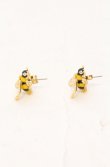 画像2: ヴィヴィアンウエストウッド 中古 / Bumble bee ピアス  ゴールドｘイエロー  O-26-03-22-080-ac-YM-OS (2)