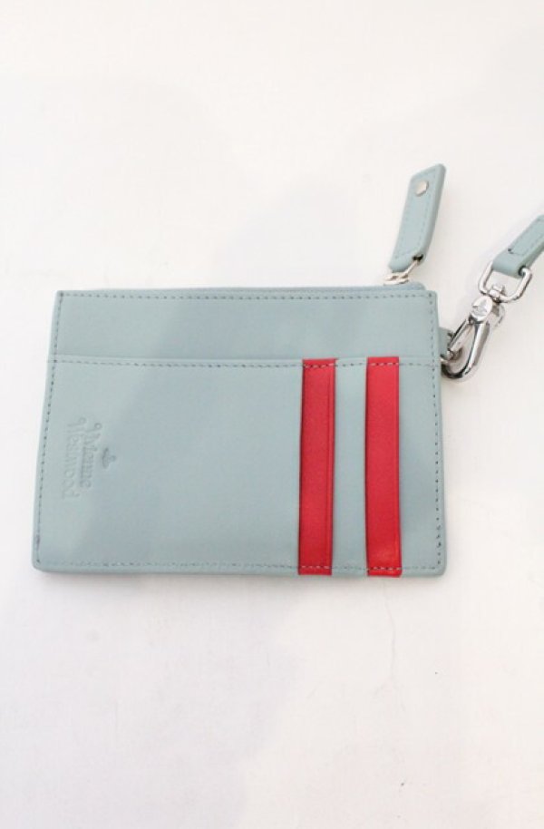 画像3: ヴィヴィアンウエストウッド 中古 / HAPPY　BEAR パスケース（ハッピーベアー）  ブルーグレイ  O-26-03-22-081-gd-YM-OS (3)