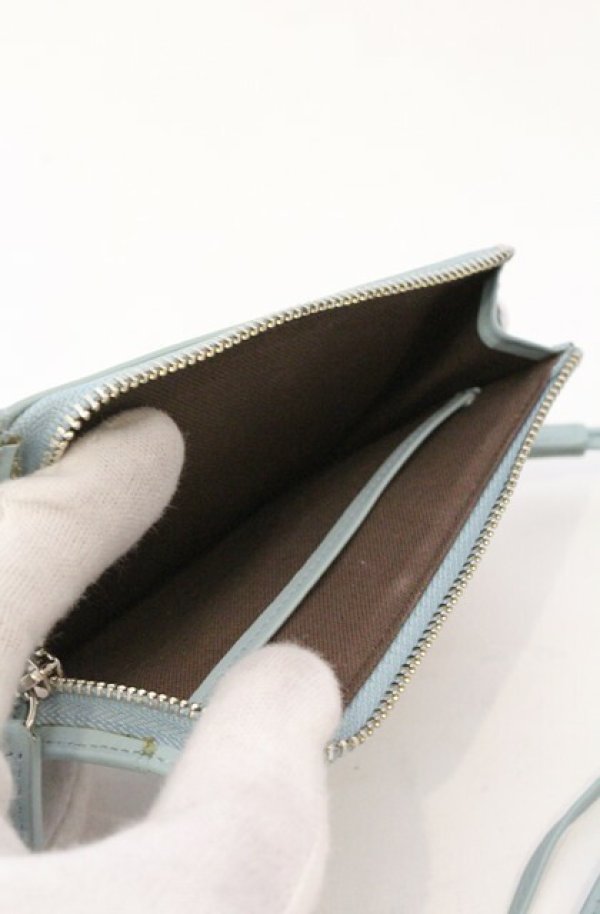 画像5: ヴィヴィアンウエストウッド 中古 / HAPPY　BEAR パスケース（ハッピーベアー）  ブルーグレイ  O-26-03-22-081-gd-YM-OS (5)