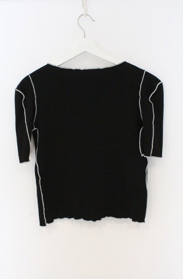 画像4: ヴィヴィアンウエストウッド 中古 / オーガニックドライコットンフライスエイリアンスリーブトップ Tシャツ 00 ブラック  O-26-03-22-014-ts-YM-OS (4)