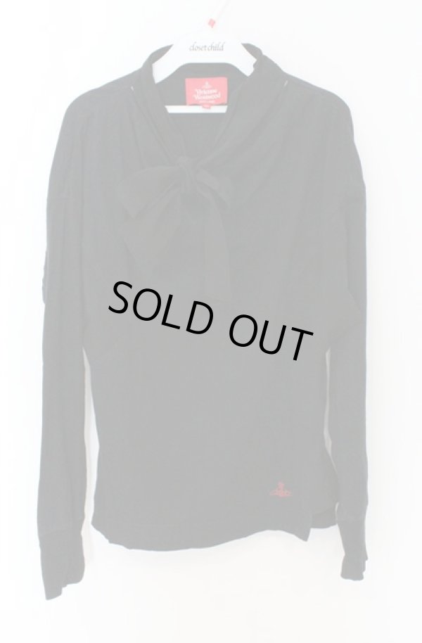 画像2: ヴィヴィアンウエストウッド 中古 / ボウタイカットエソー 00 ブラック  O-26-03-22-015-to-IG-OS (2)