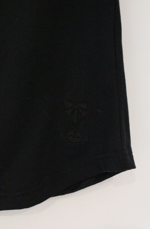 画像3: ヴィヴィアンウエストウッド 中古 / エッセンシャルオーブ刺繍Tシャツ 2 ブラック  O-26-03-22-017-ts-YM-OS (3)