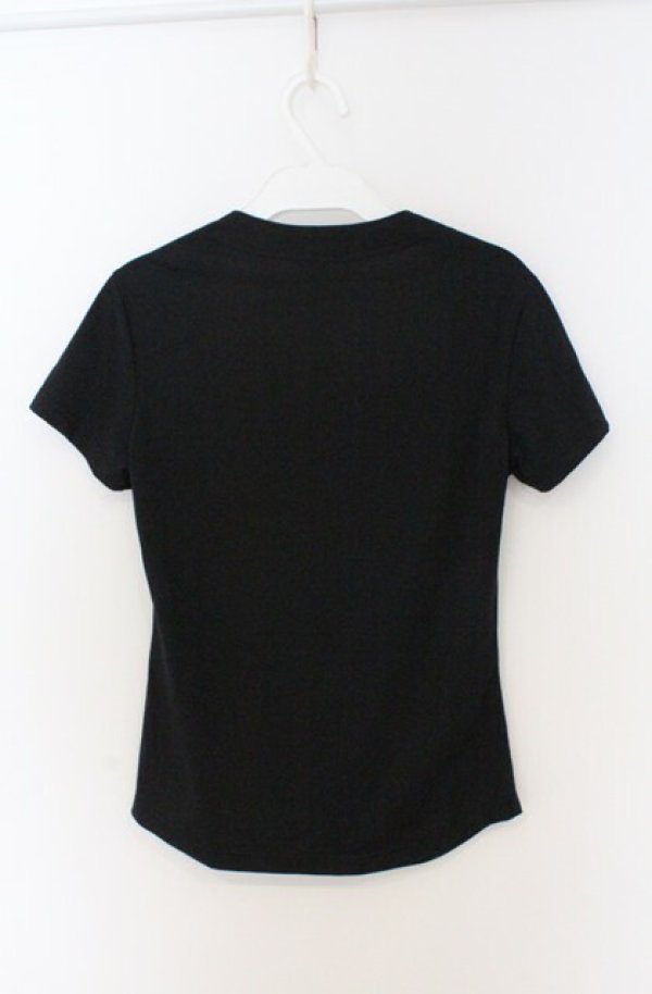 画像4: ヴィヴィアンウエストウッド 中古 / エッセンシャルオーブ刺繍Tシャツ 2 ブラック  O-26-03-22-017-ts-YM-OS (4)
