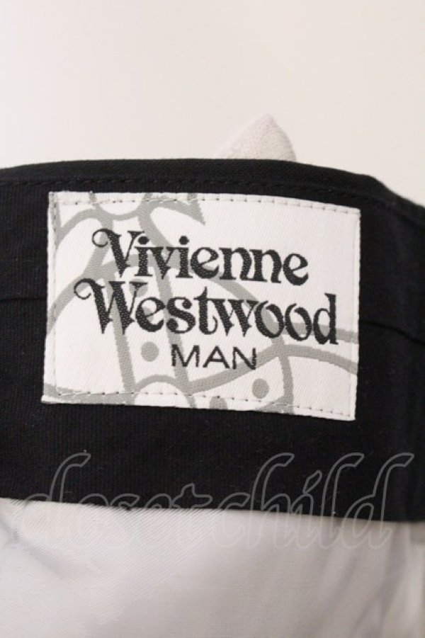 画像10: ヴィヴィアンウエストウッド MAN 中古 / 2Bスーツセットアップ  ブラック  O-26-04-12-001-su-IG-OS (10)