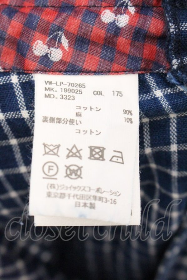 画像6: ヴィヴィアンウエストウッド MAN 中古 / コットンリネンレイヤードハーフパンツ 46 ブルー  O-26-04-12-017-pa-YM-OS (6)