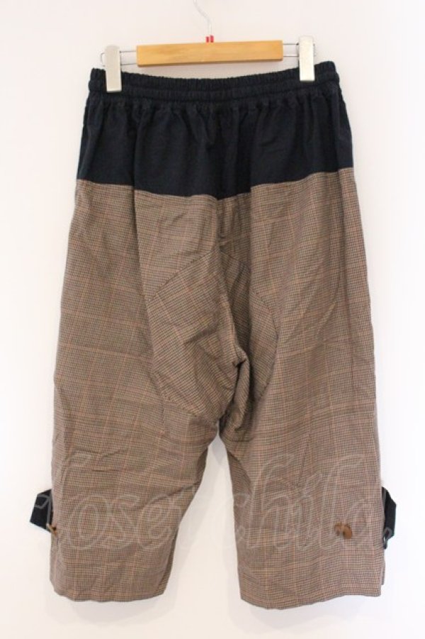 画像4: ヴィヴィアンウエストウッド MAN 中古 / バイカラーショートパンツ 44 ネイビーｘブラウン  O-26-04-12-018-pa-YM-OS (4)