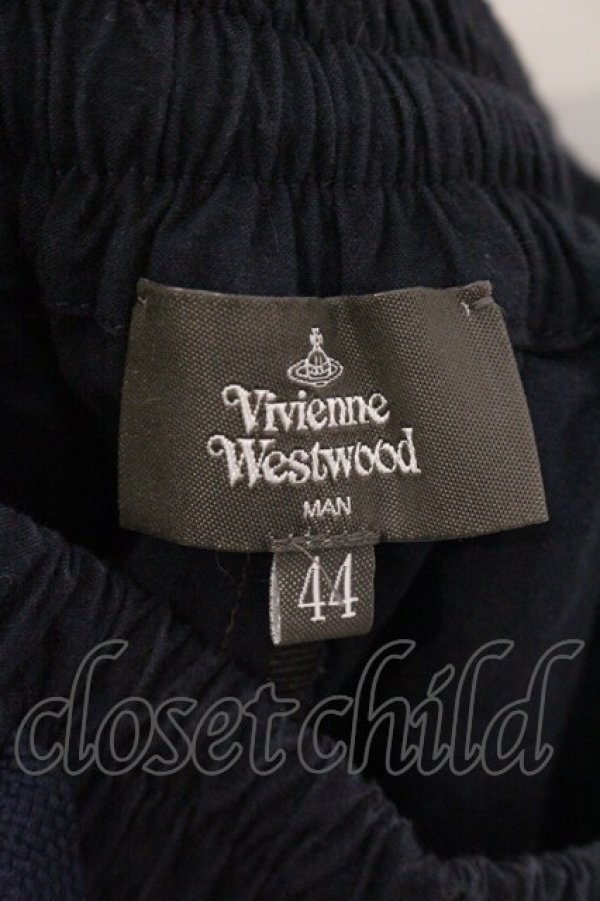 画像5: ヴィヴィアンウエストウッド MAN 中古 / バイカラーショートパンツ 44 ネイビーｘブラウン  O-26-04-12-018-pa-YM-OS (5)