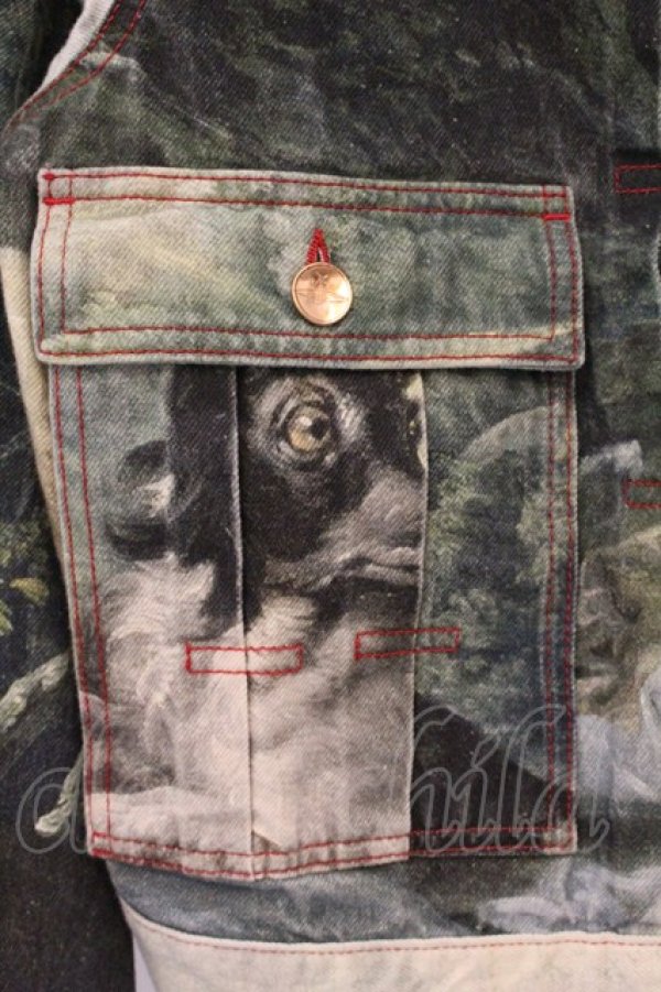 画像4: ヴィヴィアンウエストウッド 中古 / MARLENE デニムジャケット XS マルチカラー  O-26-04-12-020-jc-IG-OS (4)