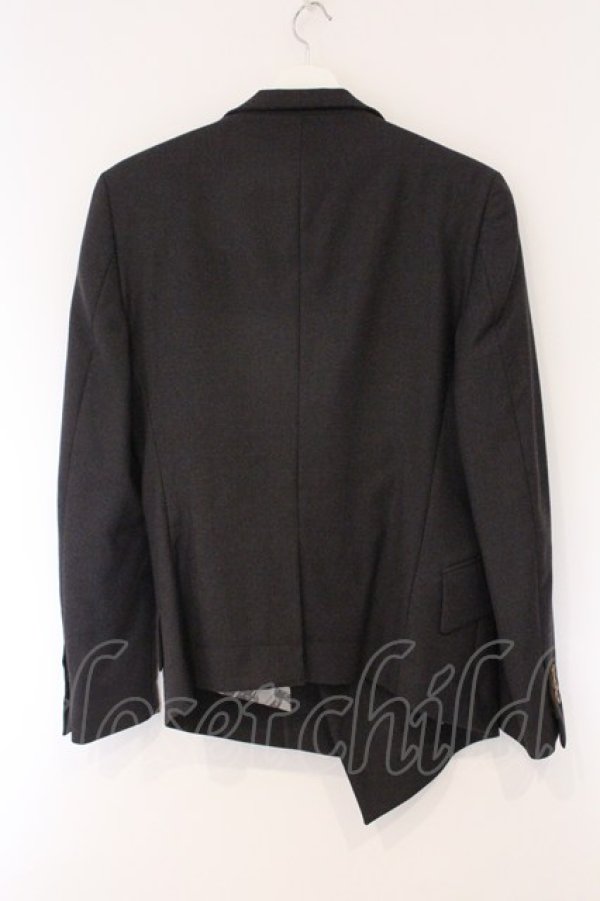 画像5: ヴィヴィアンウエストウッド MAN 中古 / ビッグカラードレープジャケット 44 ダークグレー  O-26-04-12-002-jc-YM-OS (5)