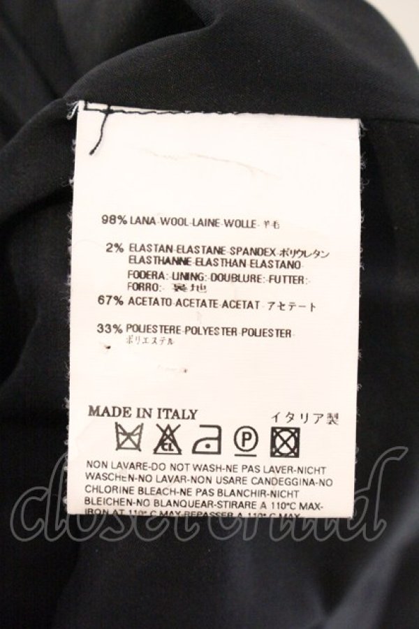 画像7: ヴィヴィアンウエストウッド 中古 / バスト変形ピークドラペルテーラードジャケット 40 ブラック  O-26-04-12-023-jc-YM-OS (7)