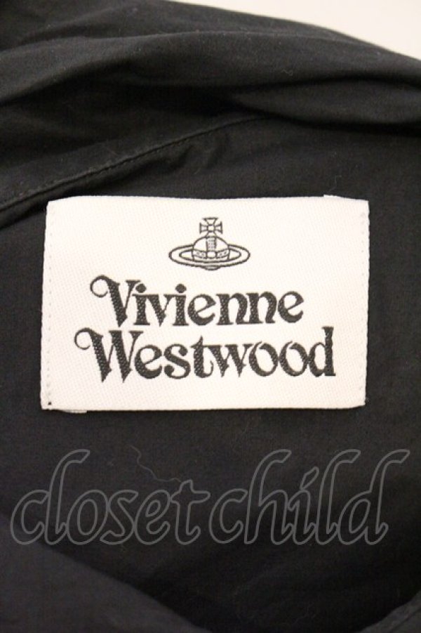 画像6: ヴィヴィアンウエストウッド 中古 / CHAOSシャツ S ブラック  O-26-04-12-024-bl-YM-OS (6)