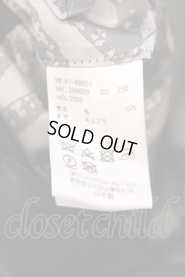 画像7: ヴィヴィアンウエストウッド MAN 中古 / ビッグカラードレープジャケット 44 ダークグレー  O-26-04-12-002-jc-YM-OS (7)