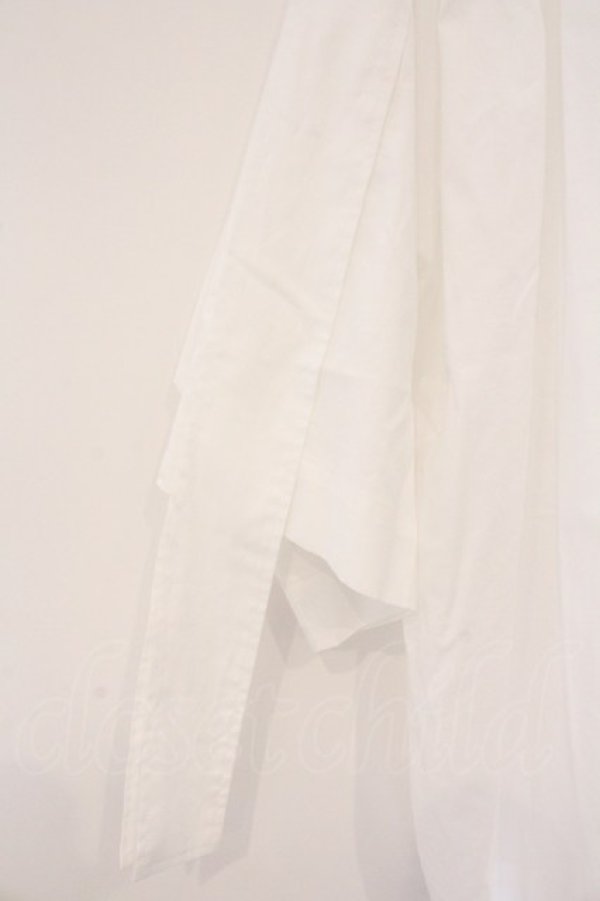 画像3: ヴィヴィアンウエストウッド 中古 / コットンローンストリングギャザーシャツ 00 ホワイト  O-26-04-12-027-bl-YM-OS (3)