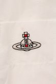 画像3: ヴィヴィアンウエストウッド 中古 / ORB JAQUARDアシンメトリーシャツ 00 ホワイト  O-26-04-12-028-bl-YM-OS (3)