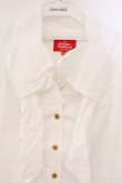 画像2: ヴィヴィアンウエストウッド 中古 / 80sローンミラクルウェーブビッグボウブラウス 02 ホワイト  O-26-04-12-029-bl-YM-OS (2)