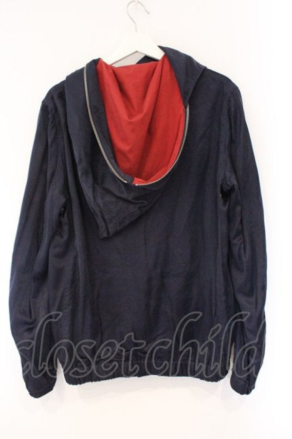 画像4: ヴィヴィアンウエストウッド MAN 中古 / ハイネックジップブルゾン  ネイビー×レッド  O-26-04-12-003-jc-IG-OS (4)