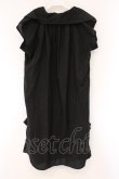 画像4: ANGLOMANIA 中古 / 襟付キノースリーブワンピース 38 ブラック  O-26-04-12-034-op-YM-OS (4)