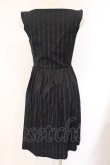 画像4: ANGLOMANIA 中古 / ストライプドレス 38 ブラック  O-26-04-12-035-op-YM-OS (4)