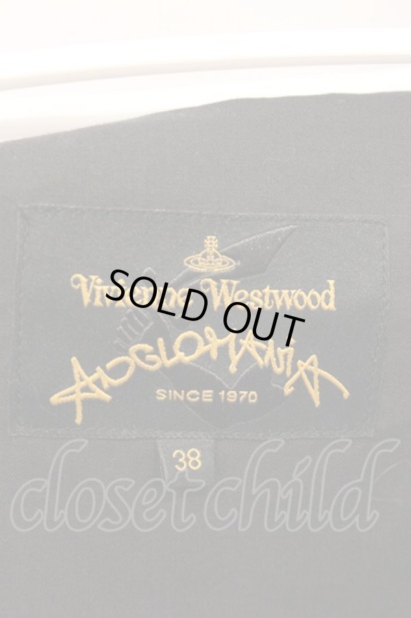 画像5: ANGLOMANIA 中古 / ストライプドレス 38 ブラック  O-26-04-12-035-op-YM-OS (5)