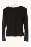 画像4: ヴィヴィアンウエストウッド 中古 / ドレープネックストレッチカットソー 2 ブラック  O-26-04-12-037-to-YM-OS (4)
