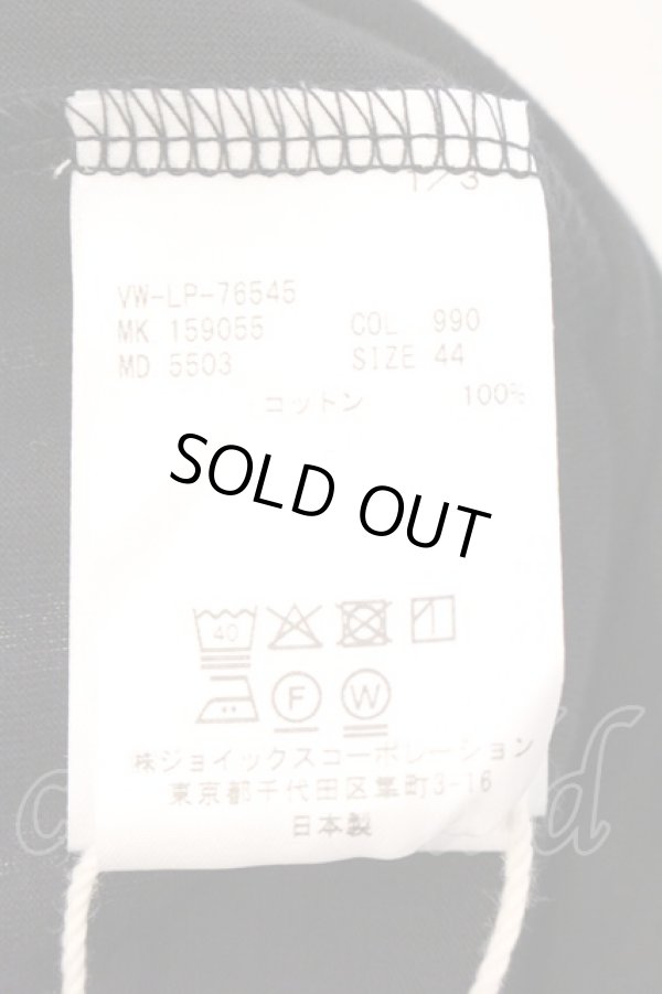 画像6: ヴィヴィアンウエストウッド 中古 / カラーピークオーブポケットリラックスL/S Tシャツ カットソー 44 ブラック  O-26-04-12-038-to-YM-OS (6)