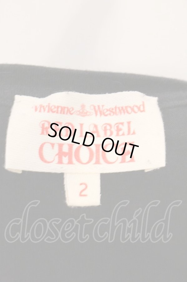 画像6: ヴィヴィアンウエストウッド 中古 / CHOICE 単色オーブ刺繍カットソー 2 ブラック  O-26-04-12-039-to-YM-OS (6)