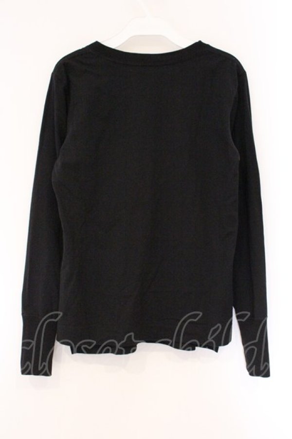 画像4: ヴィヴィアンウエストウッド 中古 / オーブ刺繍カットソー 01 ブラック  O-26-04-12-040-to-IG-OS (4)