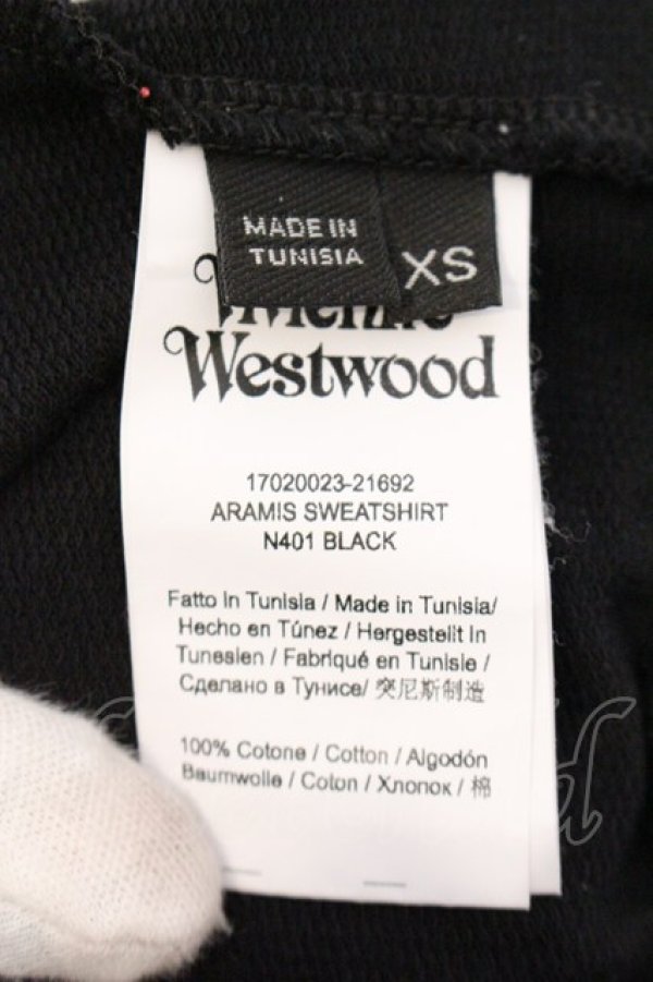 画像6: ヴィヴィアンウエストウッド 中古 / ARAMIS SWEATSHIRT(アラミススウェット) XS ブラック  O-26-04-12-041-to-IG-OS (6)