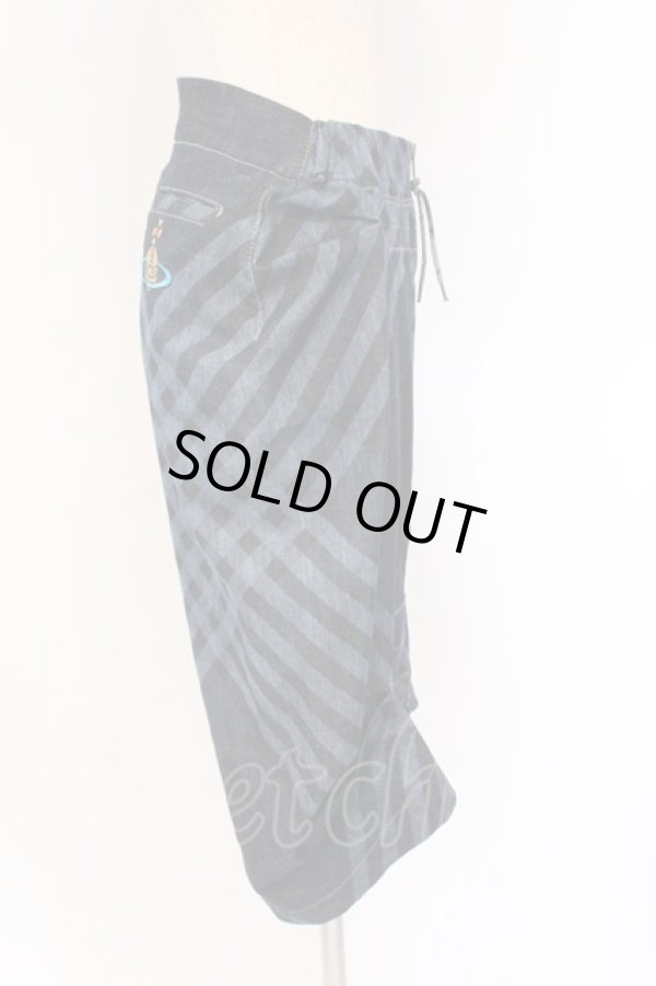 画像3: ヴィヴィアンウエストウッド 中古 / PLEAT SKIRT（プリーツスカート） 24 インディゴ  O-26-04-12-045-sk-IG-OS (3)