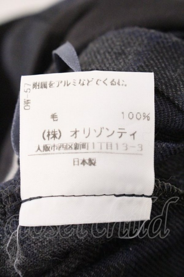 画像6: ヴィヴィアンウエストウッド 中古 / タータンキルト風スカート 2 ブラック×ネイビー系  O-26-04-12-046-sk-IG-OS (6)