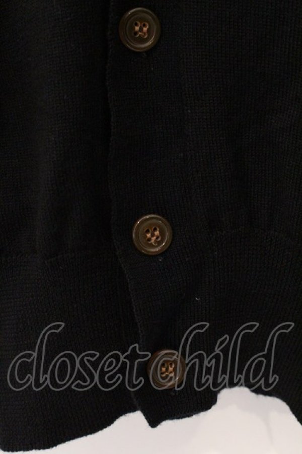 画像3: ヴィヴィアンウエストウッド MAN 中古 / カラーオーブ刺繍カーディガン M ブラック  O-26-04-12-005-to-IG-OS (3)