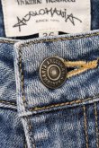 画像2: ANGLOMANIA 中古 / ロゴテープデニムパンツ 36 インディゴ  O-26-04-12-051-pa-IG-OS (2)