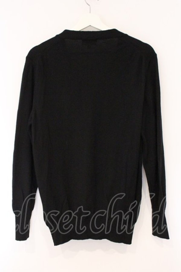 画像4: ヴィヴィアンウエストウッド MAN 中古 / カラーオーブ刺繍カーディガン M ブラック  O-26-04-12-005-to-IG-OS (4)