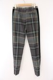 画像4: ヴィヴィアンウエストウッド 中古 / タータンチェックサイドベロアパンツ 40 グリーン  O-26-04-12-052-pa-IG-OS (4)
