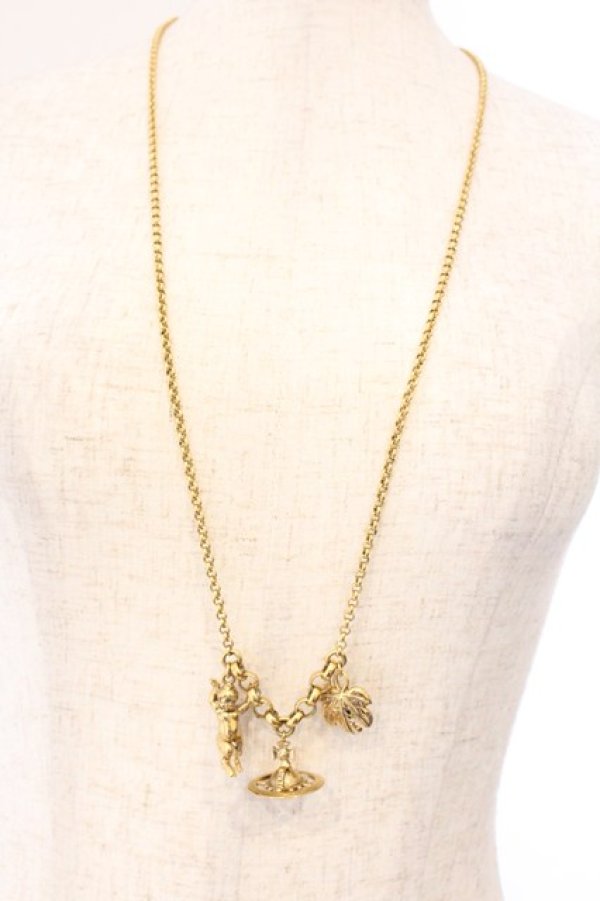 画像2: ヴィヴィアンウエストウッド 中古 / ANGLO PENDANT（アングロペンダント）  ゴールド  O-26-04-12-055-nl-IG-OS (2)