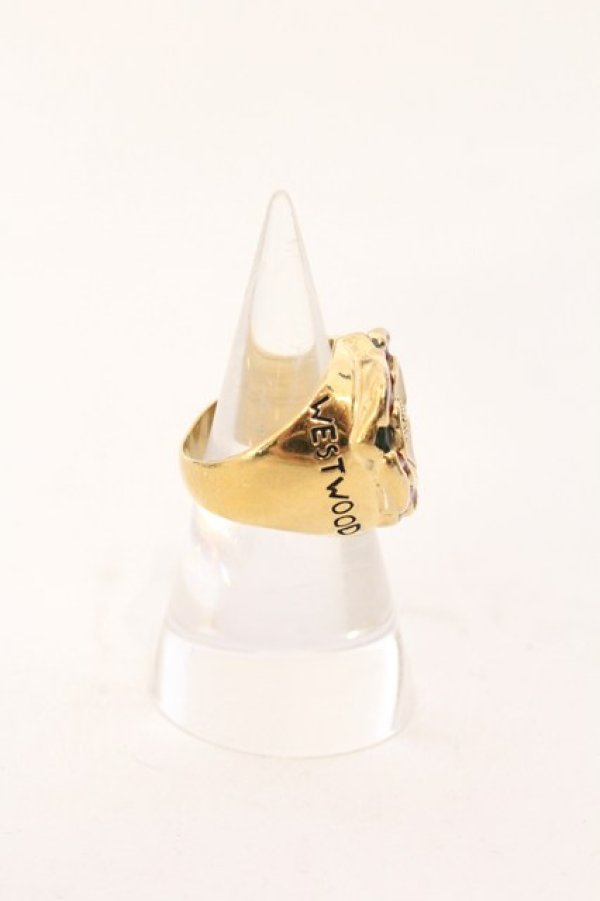 画像4: ヴィヴィアンウエストウッド 中古 / 【復刻】TUDOR ROSE リング  M（約13号）  O-26-04-12-056-ac-IG-OS (4)