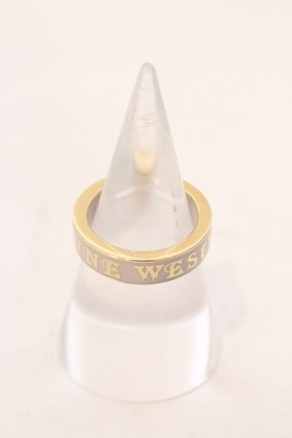 画像3: ヴィヴィアンウエストウッド 中古 / コンジットストリートリング M（13号） ゴールドｘピンクベージュ  O-26-04-12-057-rg-YM-OS (3)