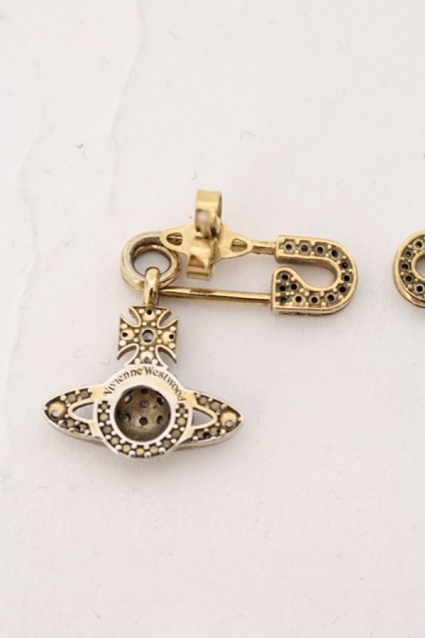 画像5: ヴィヴィアンウエストウッド 中古 / LUCRECEピアス（ルクレース）  ゴールド  O-26-04-12-060-er-IG-OS (5)
