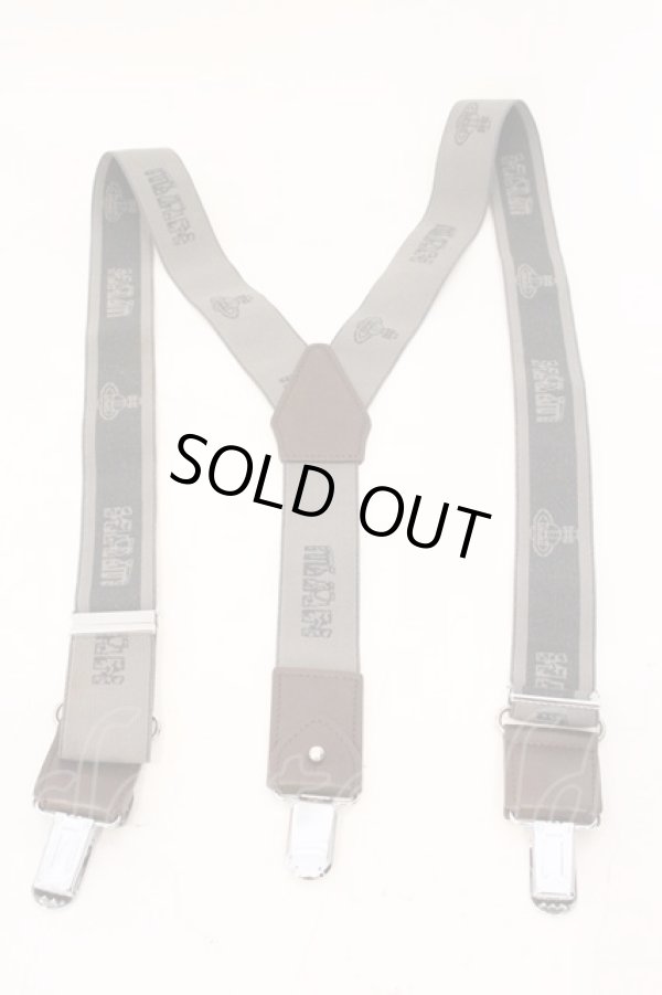 画像4: ヴィヴィアンウエストウッド MAN 中古 / ロゴラインサスペンダー  チャコールグレー  O-26-04-12-064-gd-YM-ZH (4)