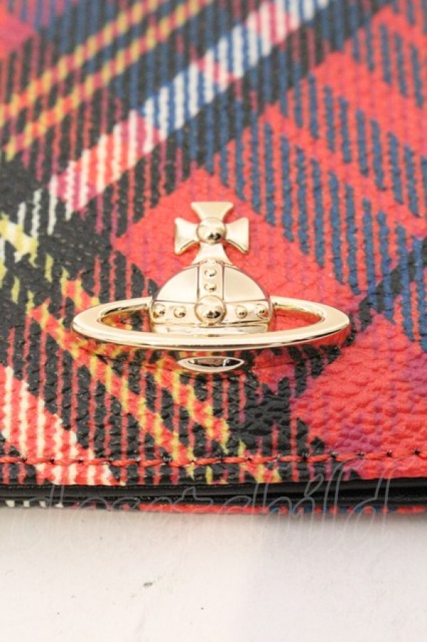 画像2: ヴィヴィアンウエストウッド 中古 / 二ツ折リカードケース  レッドマック  O-26-04-12-065-gd-YM-OS (2)