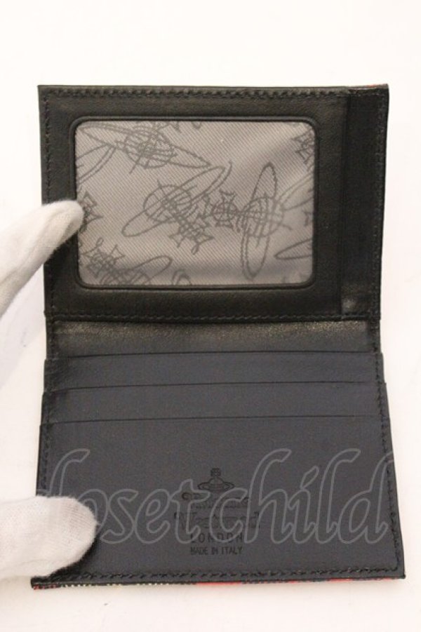 画像4: ヴィヴィアンウエストウッド 中古 / 二ツ折リカードケース  レッドマック  O-26-04-12-065-gd-YM-OS (4)