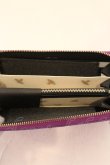 画像4: ヴィヴィアンウエストウッド 中古 / CRINKLE ラウンドジップ長財布（クリンクル）  パープル  O-26-04-12-067-wa-YM-OS (4)