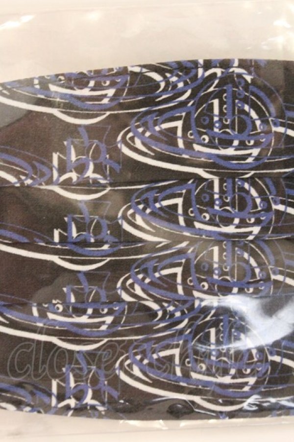 画像2: ヴィヴィアンウエストウッド 中古 / マスク  リピートオーブ柄  O-26-04-12-068-gd-IG-OS (2)