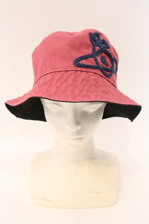 画像2: ヴィヴィアンウエストウッド 中古 / SONNET バケットハット  ピンク  O-26-04-12-069-ha-YM-OS (2)