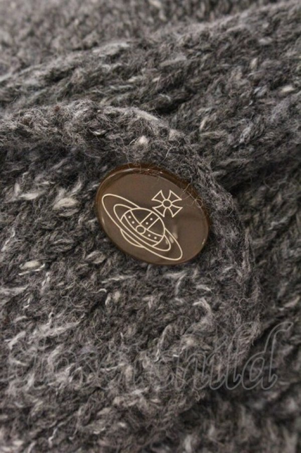 画像4: ヴィヴィアンウエストウッド 中古 / ポンポン付キニットキャップ  グレー  O-26-04-12-071-ha-YM-OS (4)